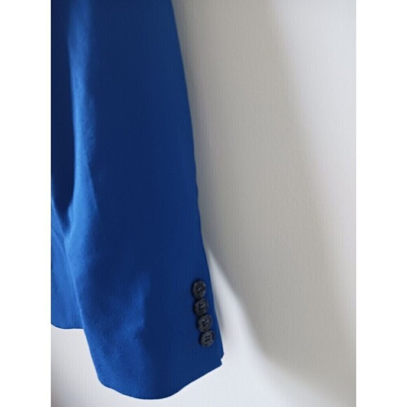 Asos Mens Blazer Jacket One Button Front Long Sleeve Blue Size 42 Tall XLong - Picture 6 of 6